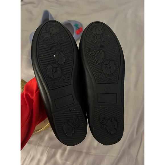 SO black flat shoes size 1 - Picture 3 of 5